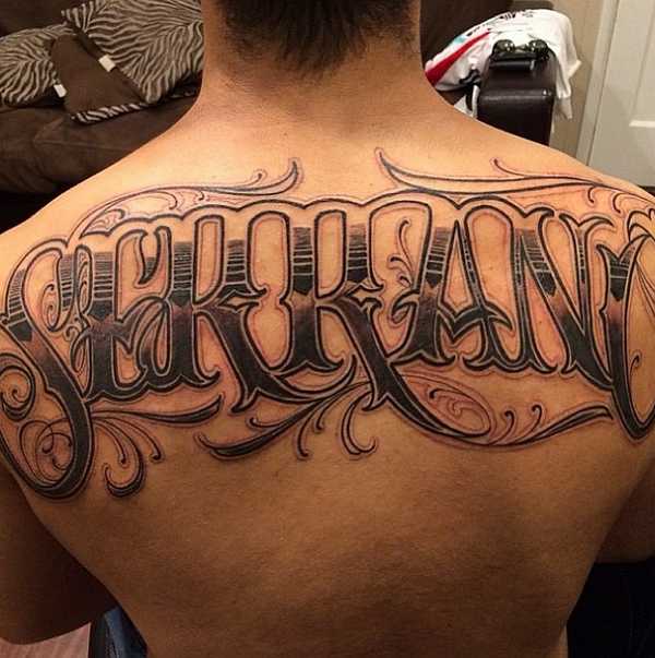 Richtig geile Letterings Tattoo Spirit