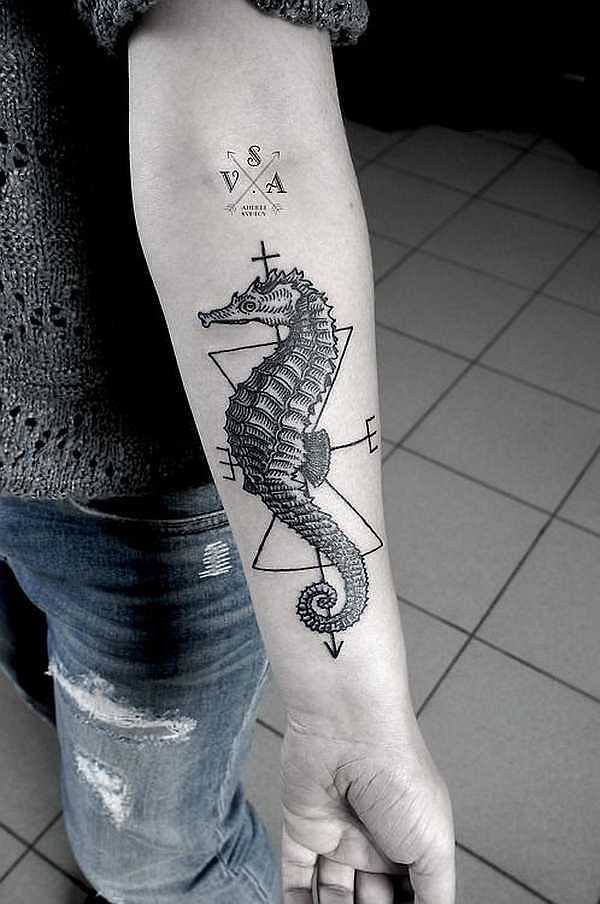 Seahorses Seepferdchen Tattoo Spirit