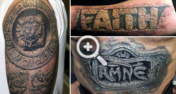 Die Stein Tattoos des Pavel Angel Tattoo Spirit