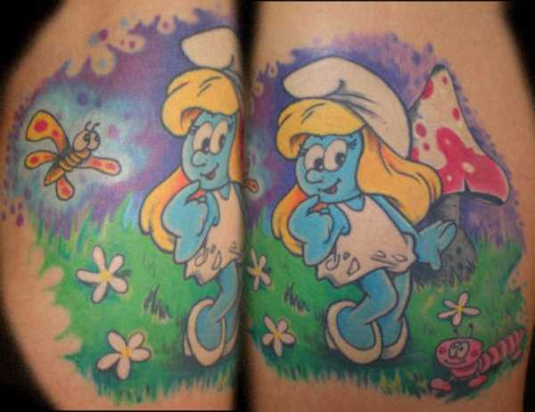 Verschlumpfte Schlümpfe tätoschlumpfen lassen Tattoo Spirit