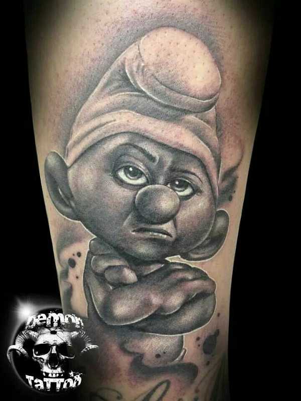 schlumpf tattoo