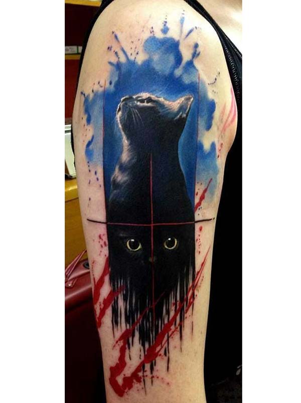 24 wundervolle KatzenTattoos Tattoo Spirit