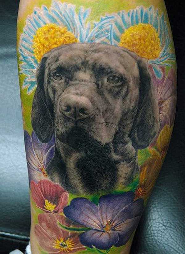 24 Wundervolle HundeTattoos Tattoo Spirit