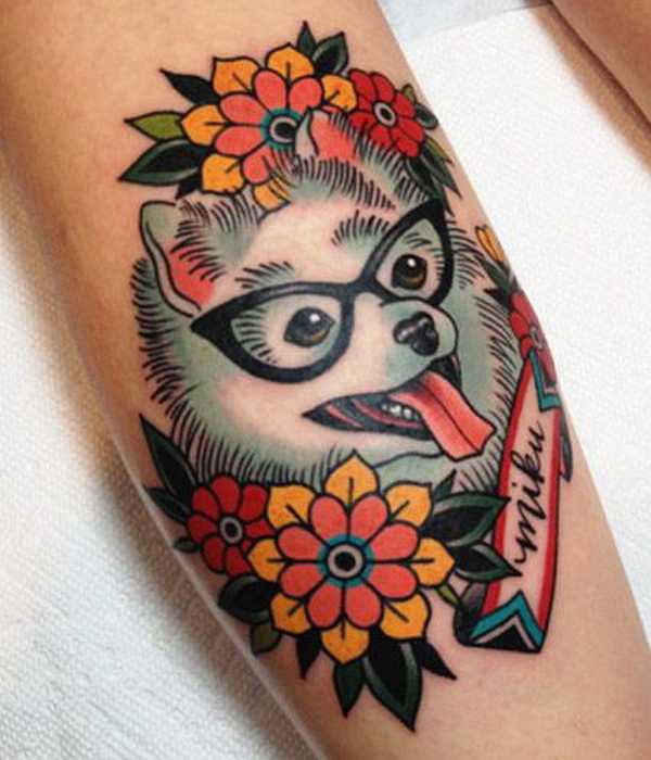 24 Wundervolle HundeTattoos Tattoo Spirit
