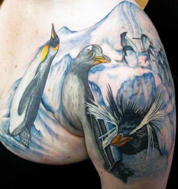 Penguin, Tattoo, Idea, Pinguin, Tätowierung, Bedeutung