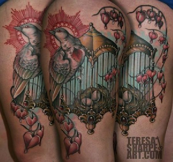 Der Vogelkäfig Tattoo Spirit